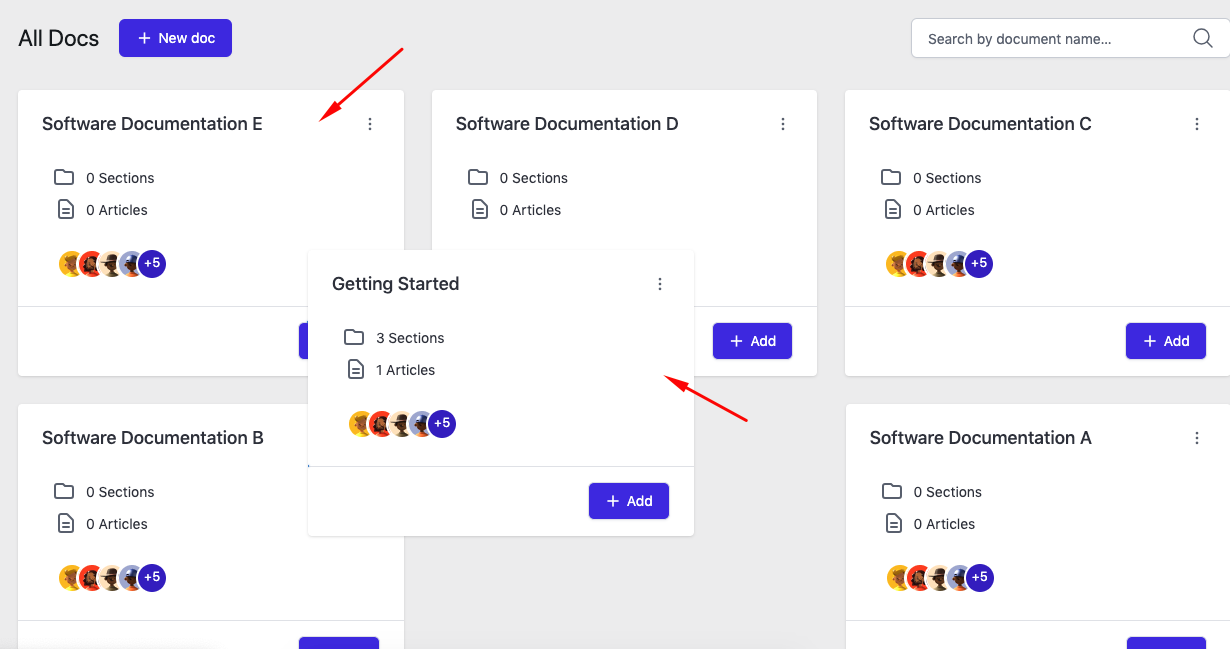 Moving main documentation to the preferred place