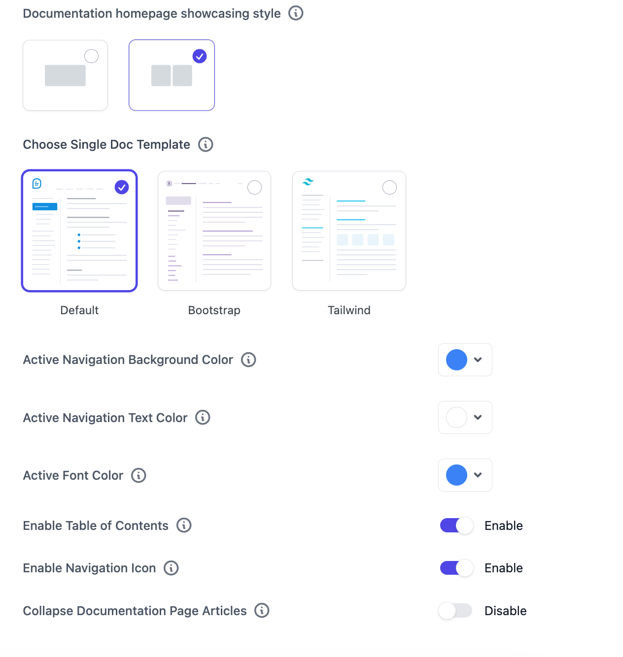 weDocs- pre-built design templates